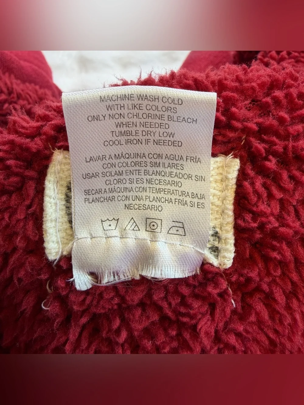 COOKIES BRAND Kids Sherpa Lined Zip Up Long Sleeve Sweater Hoodie Size 14/16